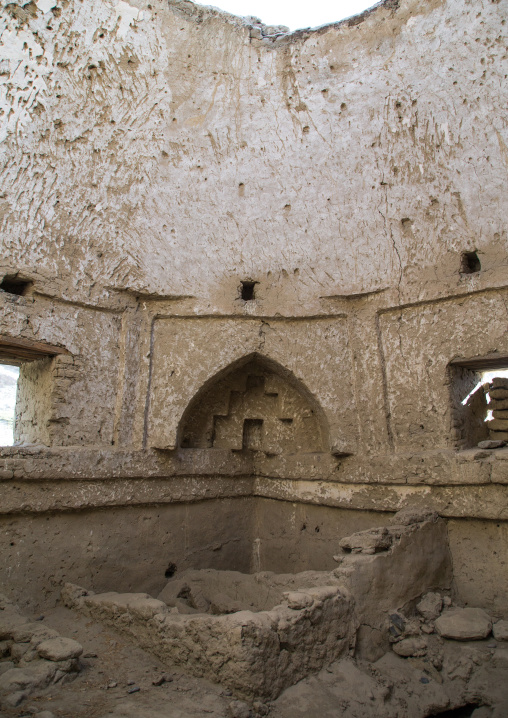 Inside an old muslim shrine, Badakhshan province, Khandood, Afghanistan