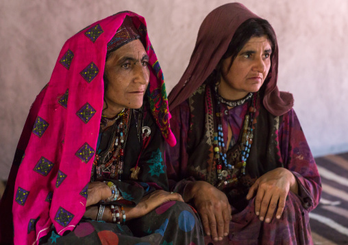 Afghan women in traditional clothing, Badakhshan province, Wuzed, Afghanistan