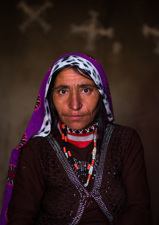Portrait of an afghan woman, Badakhshan province, Zebak, Afghanistan