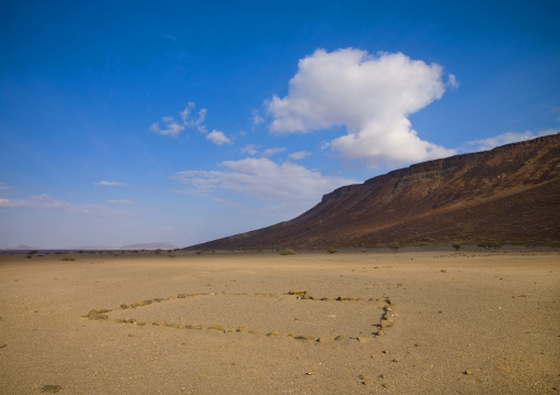 Hill In The Desert, Obock, Djibouti