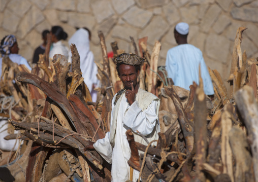 Man At Monday Camel Market, Anseba, Keren, Eritrea