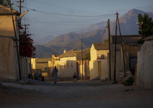 Old Quarter In The Sunset, Anseba, Keren, Eritrea