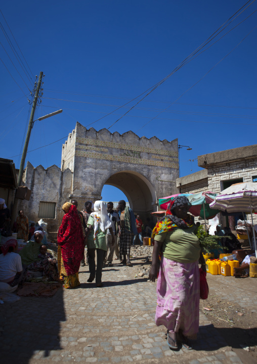 Market At The Gate Of The Old City, Harar, Ethiopia