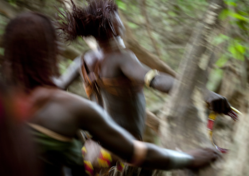 Whipping Of A Hamer Woman During Bull Leaping Ceremony, Omo Valley, Ethiopia