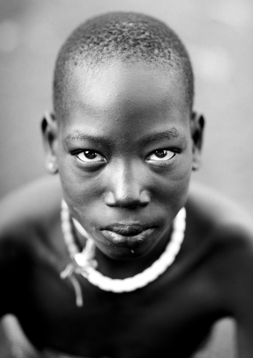 Portrait Of Teenage Bodi Boy Omo Valley Ethiopia