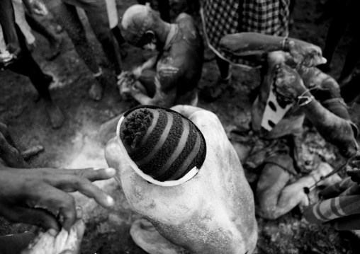 Bodi Men Getting Dressed And Haircut Kael New Year Ceremony Ethiopia