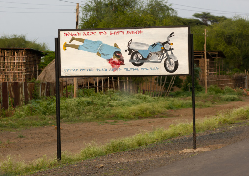 Billboard for accident prevention Ethiopia