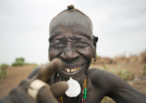 Senior Dassanech Man With Tricky Look And Original Clay Hairstyle Omorate Ethiopia