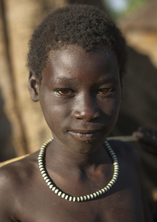 Anuak Child Boy In Abobo, The Former Anuak King Village, Gambela Region, Ethiopia