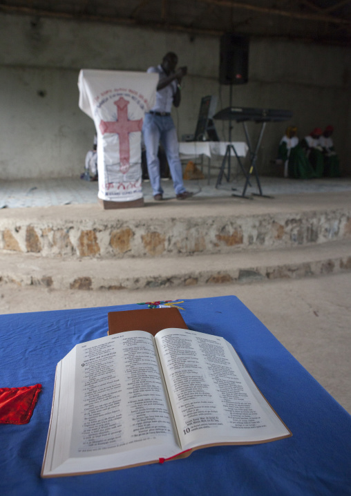 Catholic Sunday Church Service, Gambela, Ethiopia