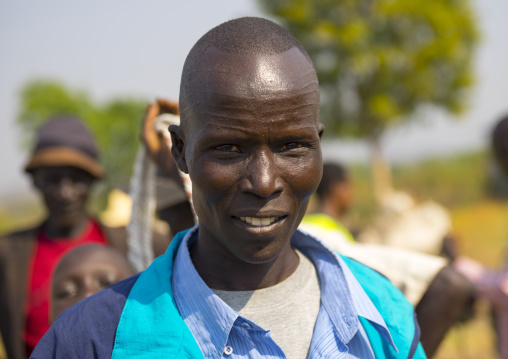 Nuer Tribe Man With Gaar Facial Markings, Gambela, Ethiopia