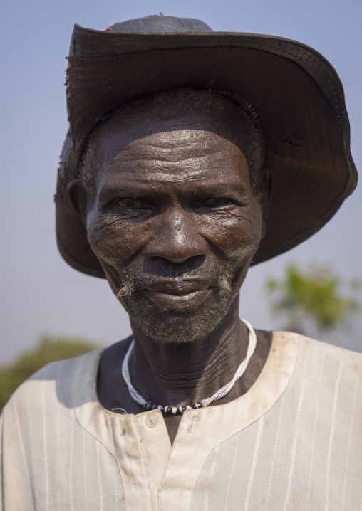 Mr Douiar Yetch Nuer Tribe Man With Gaar Facial Markings, Gambela, Ethiopia