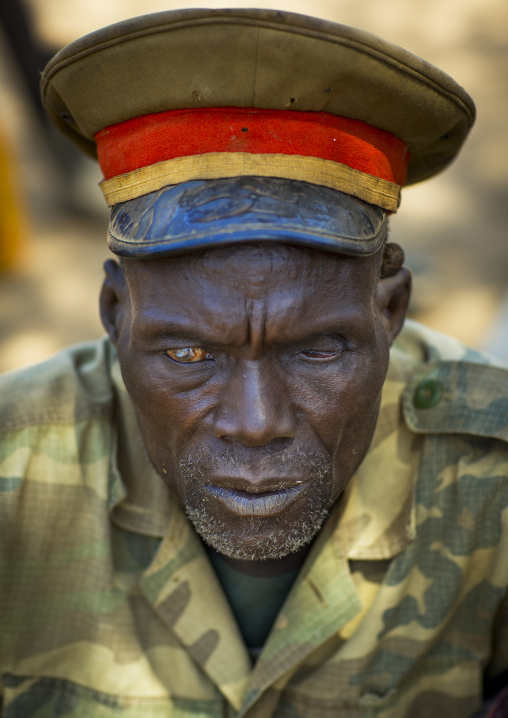 Old Blind Man, Kangate, Omo Valley, Ethiopia