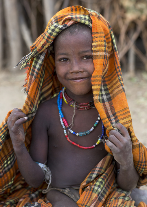 Erbore Tribe Girl, Weito, Omo Valley, Ethiopia