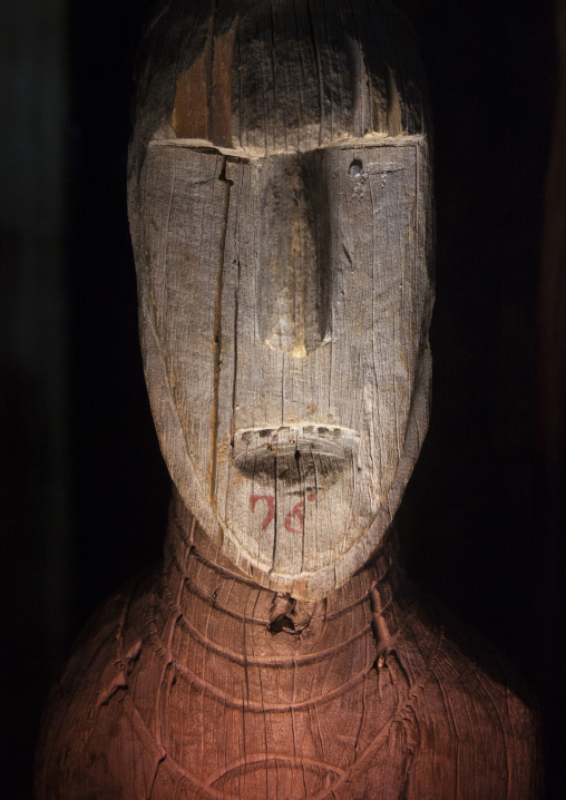 Famous Carved Wooden Effigies Of Waga Chiefs And Warriors, Konso, Ethiopia