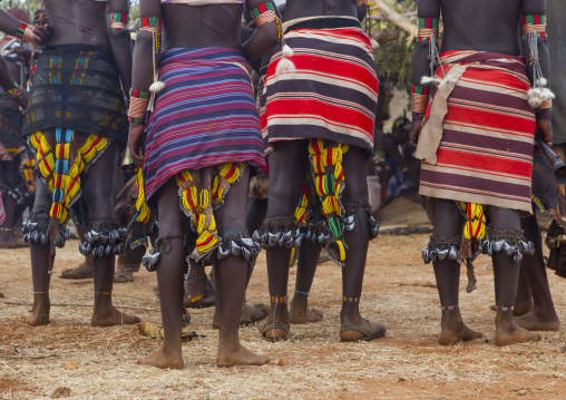 Bashada Tribe Women During A Bull Jumping Ceremony, Dimeka, Omo Valley, Ethiopia