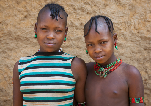 Hamer Tribe Girls, Dimeka, Omo Valley, Ethiopia