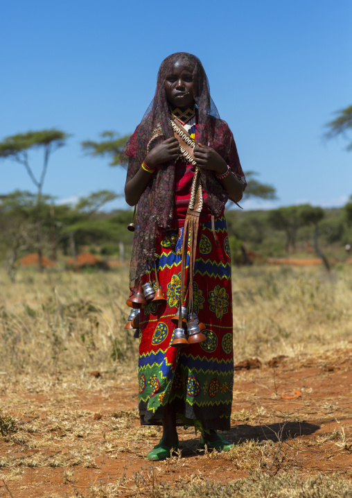 Borana Tribe Teenage Girl, Yabelo, Ethiopia