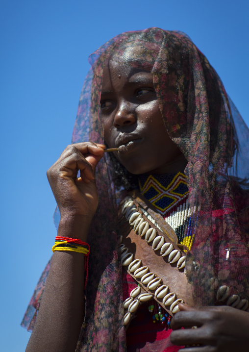 Borana Tribe Teenage Girl, Yabelo, Ethiopia
