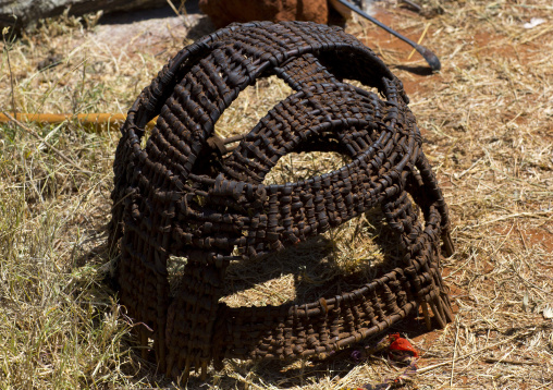 Borana Tribe Basket Where They Lay The Clothes To Smoke Them With Insence, Yabelo, Ethiopia