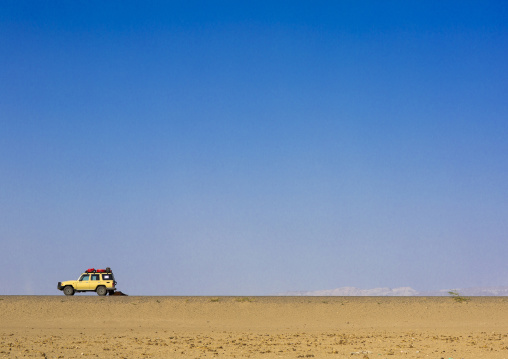 Four Wheels Toyota In The Middle Of The Desert, Assayata, Ethiopia