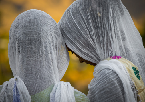 Orthodox Pilgrims At Timkat Festival, Lalibela, Ethiopia