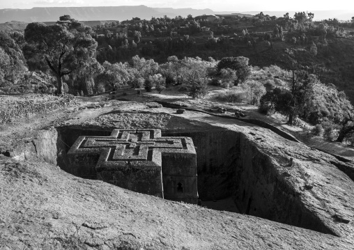 Monolithic Rock-cut Church Of Bete Giyorgis, Lalibela, Ethiopia