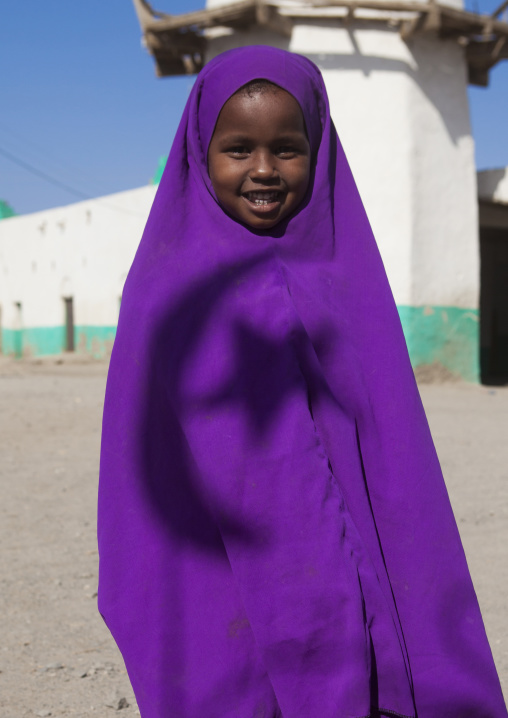 Afar Girl In Front Of Mosque, Assaita, Ethiopia