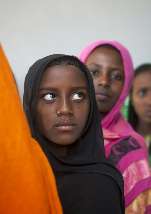 Afar Tribe Girls, Afambo, Afar Regional State, Ethiopia