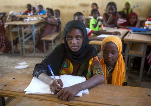 Fatouma Mahammed In Kebir Tobolo School, Afambo, Afar Region, Ethiopia
