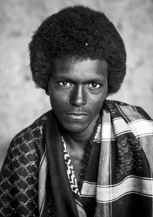Afar Tribe Man With Afro Hair, Assayta, Ethiopia