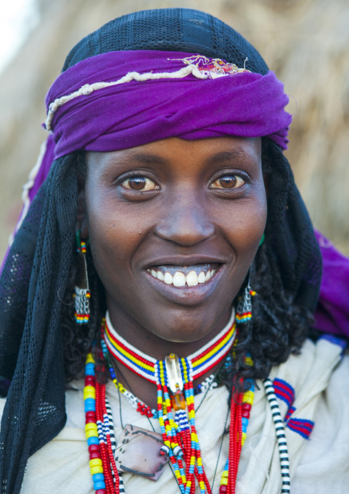 Karrayyu Tribe Woman In Traditional Outfit, Metahara, Ethiopia
