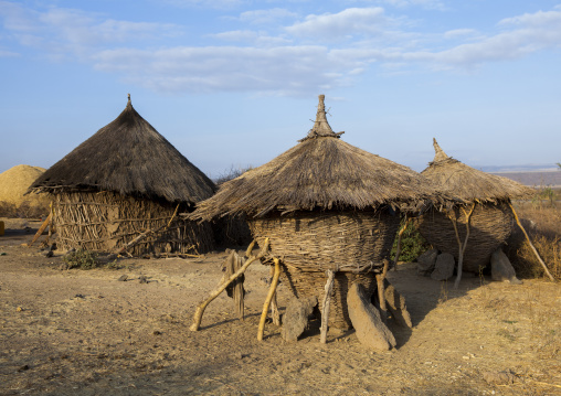 Graneries In A Farm, Dila, Ethiopia