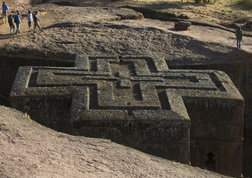 Monolithic Rock-cut Church Of Bete Giyorgis, Lalibela, Ethiopia