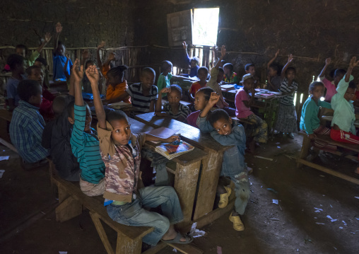Pupils In A School, Tepi, Ethiopia