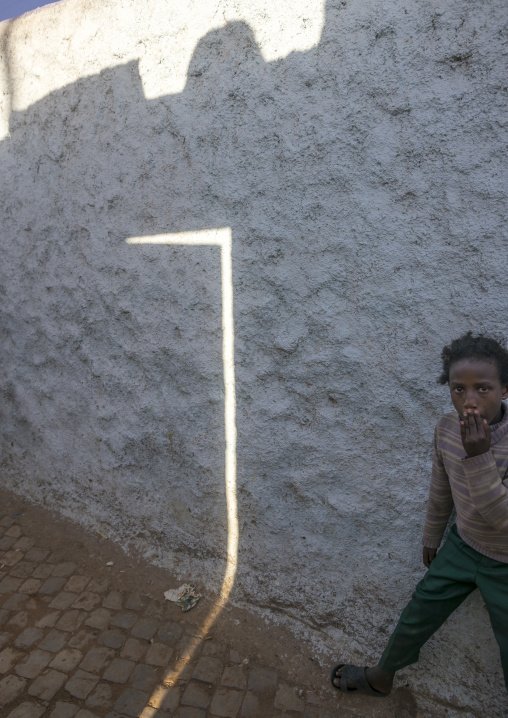 Child In The Narrow Streets Of The Old Town, Harar, Ethiopia
