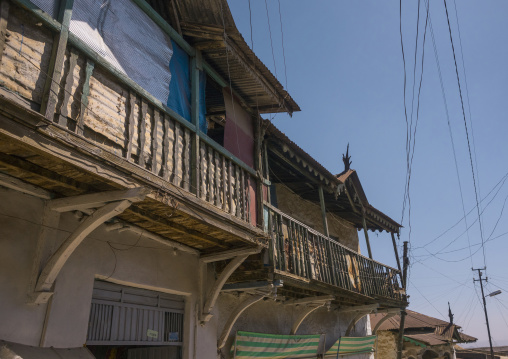 House With Balcony In Old Town, Harar, Ethiopia