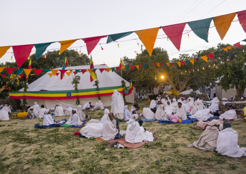 Orthodox Pilgrims At Timkat Festival, Lalibela, Ethiopia