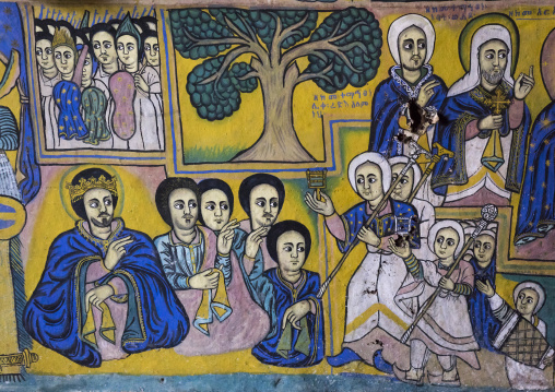 Ora Kidane Merhet Church Mural Painting, Bahir Dar, Ethiopia