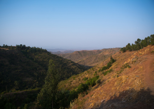 Highlands landscape, Amhara region, Lalibela, Ethiopia