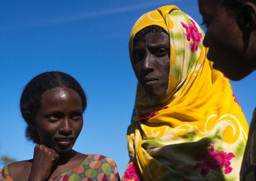 Afar tribe women, Afar region, Afambo, Ethiopia