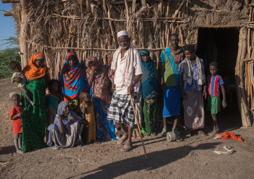 Afar tribe family, Afar region, Afambo, Ethiopia