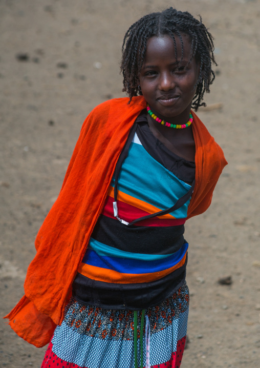 Karrayyu tribe girl, Oromia, Metehara, Ethiopia