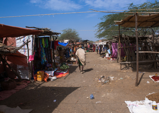 Weekly karrayyu tribe market, Oromia, Metehara, Ethiopia
