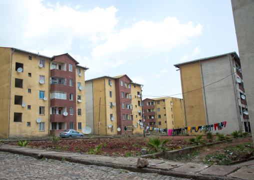 Popular and middle class new apartments blocks, Addis abeba region, Addis ababa, Ethiopia