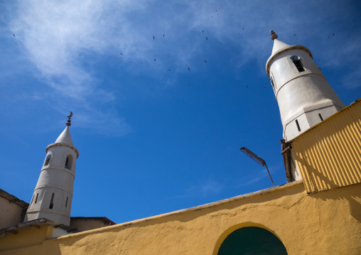 Al-Jami mosque minarets, Harari Region, Harar, Ethiopia