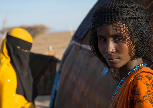 Afar tribe women, Afar region, Mile, Ethiopia