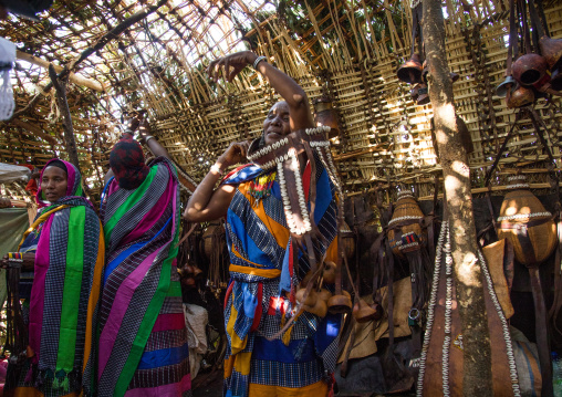 During the Gada system ceremony in Borana tribe, Oromia, Yabelo, Ethiopia