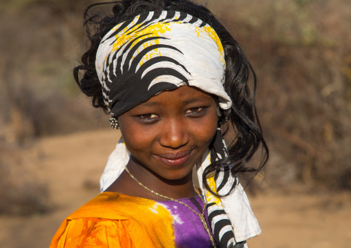 Portrait of a Borana tribe teenager, Oromia, Yabelo, Ethiopia