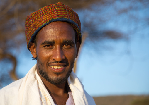 Borana tribe man during the Gada system ceremony, Oromia, Yabelo, Ethiopia